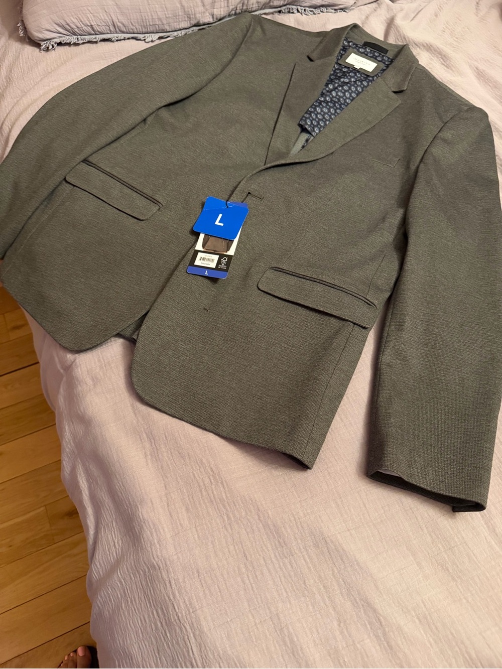 Men's Tailored Gray Sport Coat - Unknown Brand